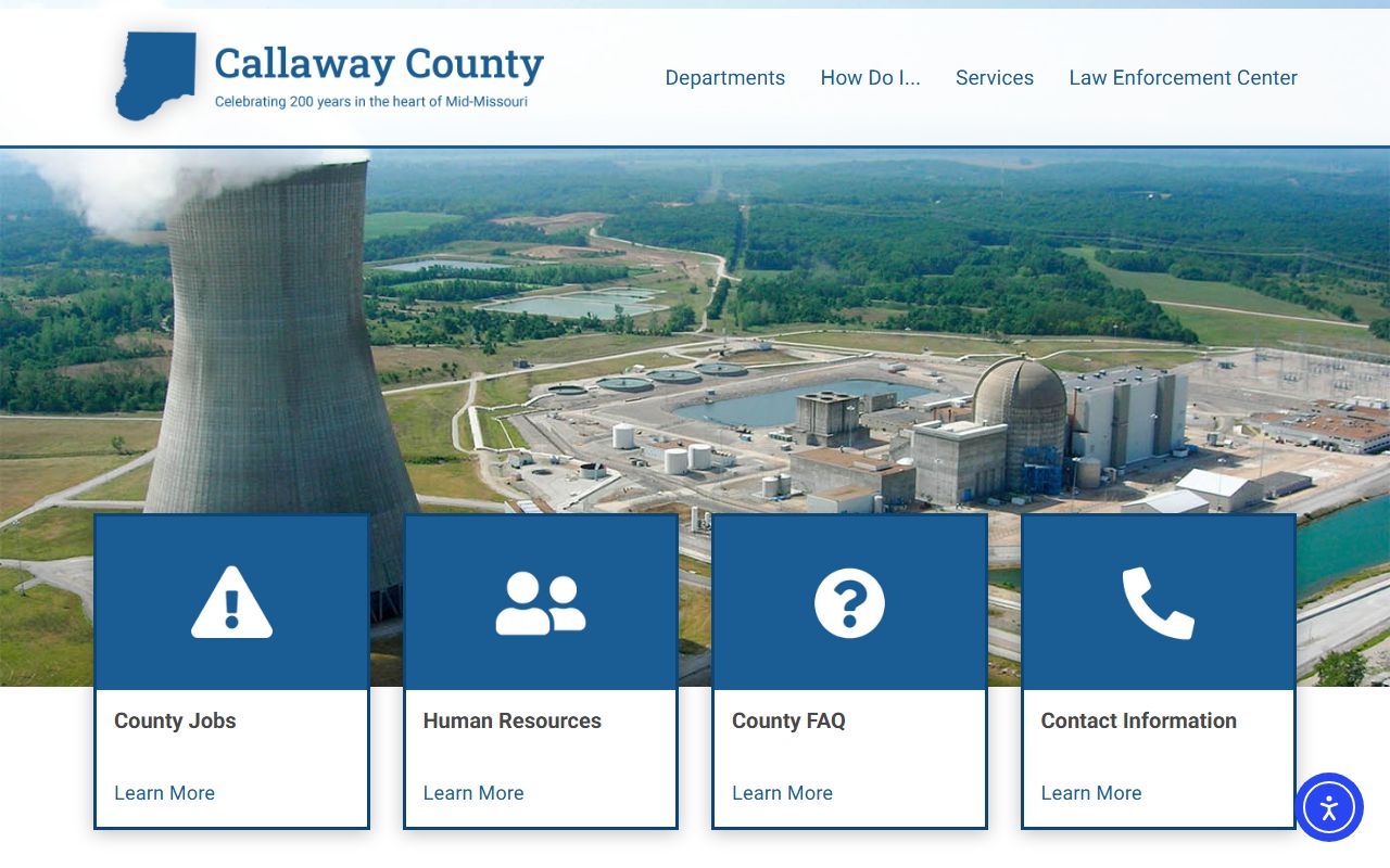 Callaway County government website court docket records