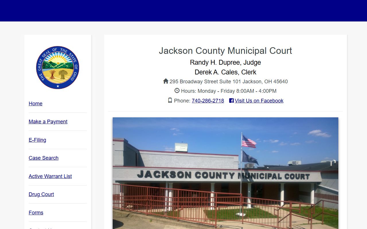 Jackson County municipal court docket records website